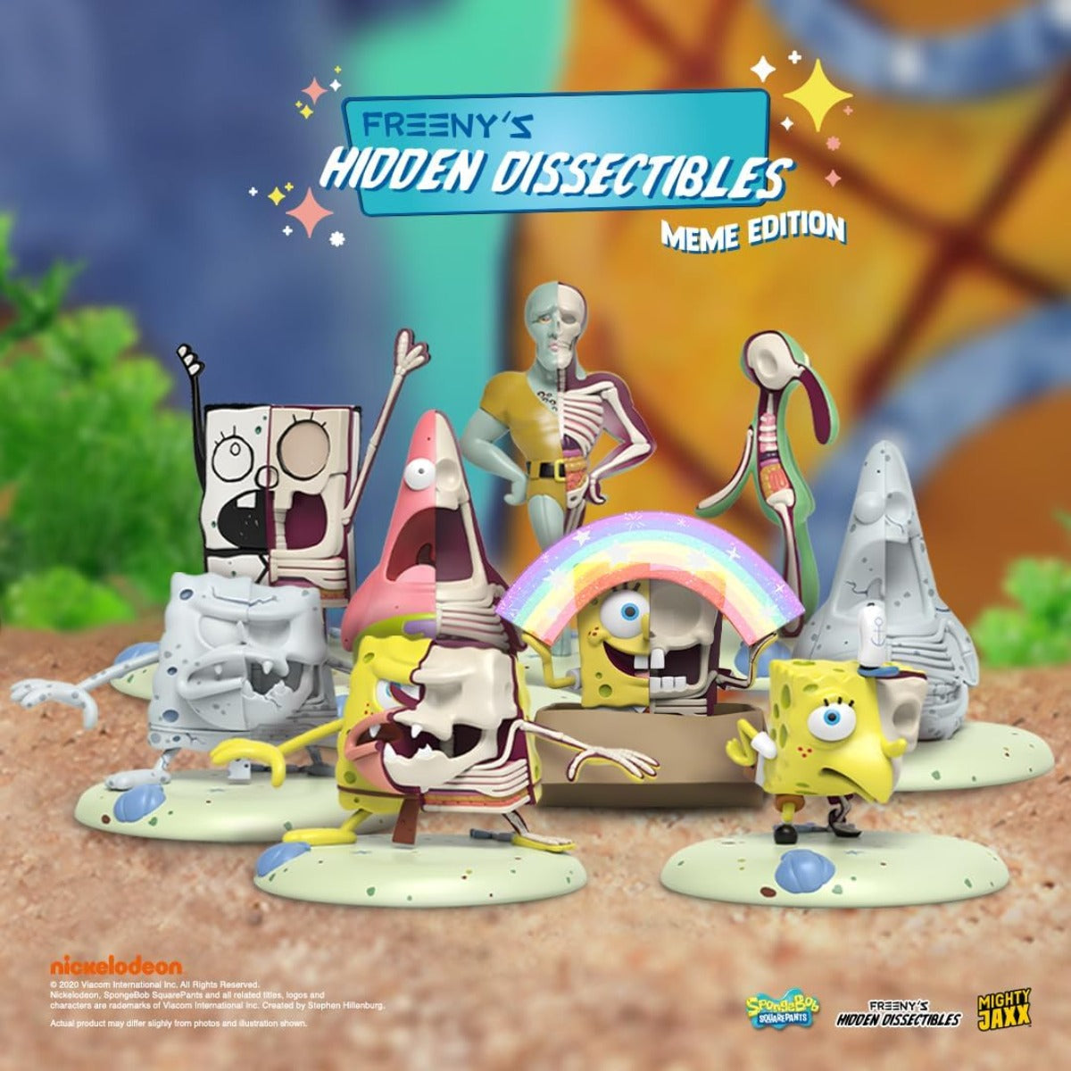 Mighty Jaxx-Freeny's Hidden Dissectibles: Spongebob Squarepants Meme Edition Blind Box