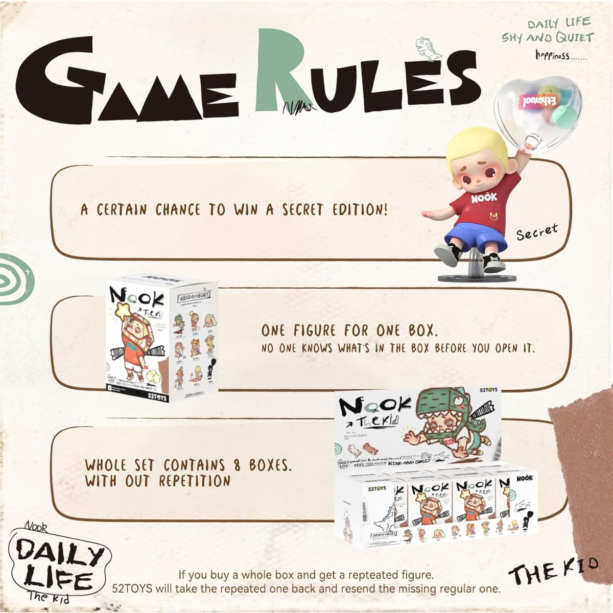 52TOYS Nook The Kid Figures