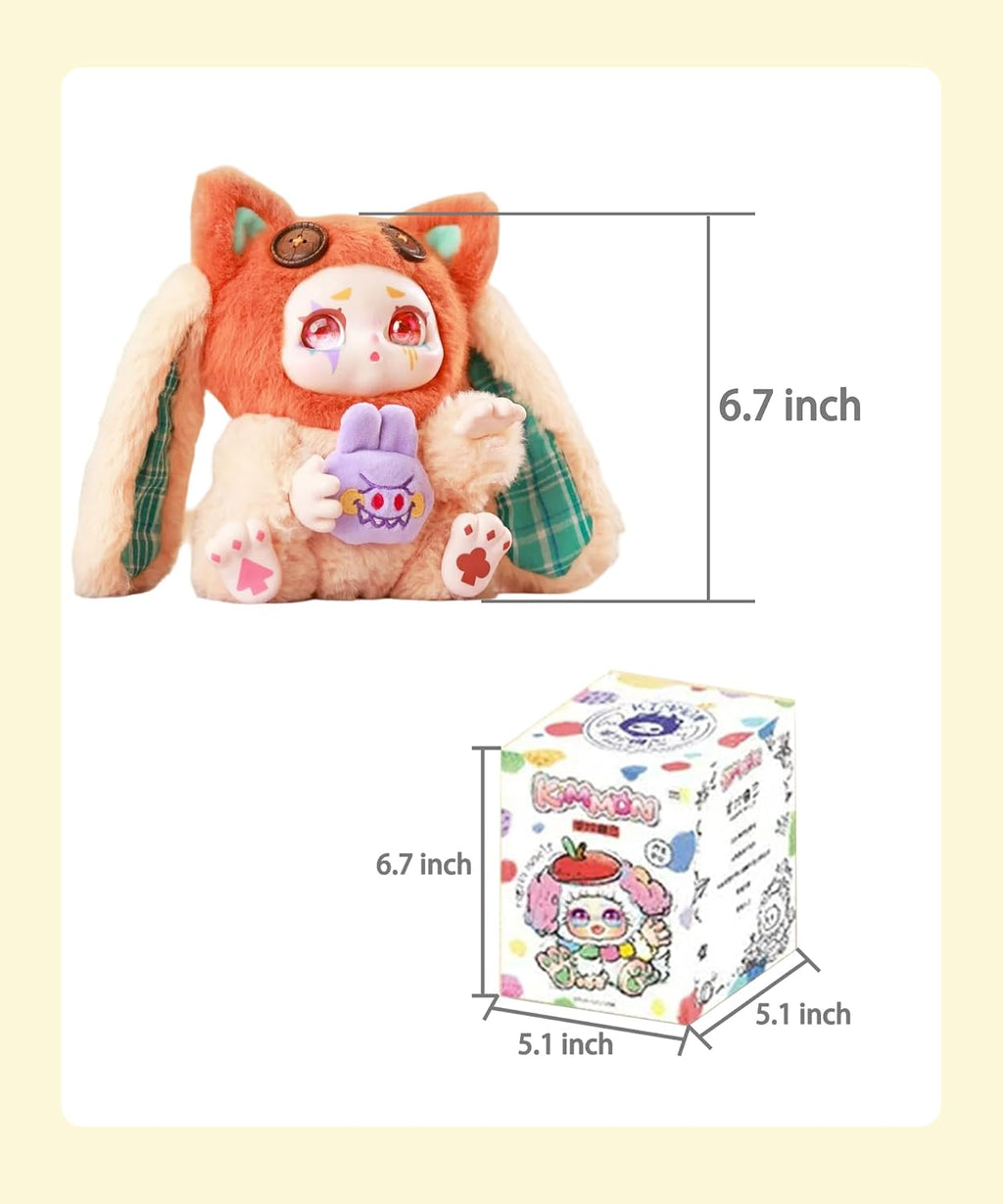 CALEMBOU Plush Doll Blind Box, KIMMON Regain Myself Series Mystery Box Plush Toys, Anime Plushies Soft Stuffed Animals Birthday for Girls (KIMMON Regain Myself Series)