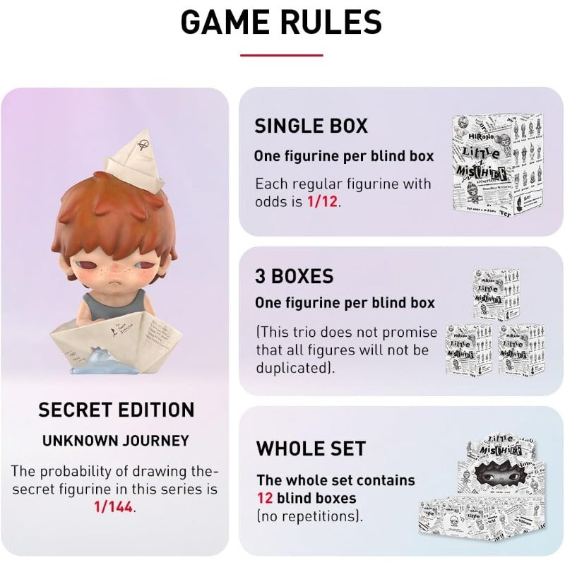 POP MART HIRONO Little Mischief Series Blind Box Figures
