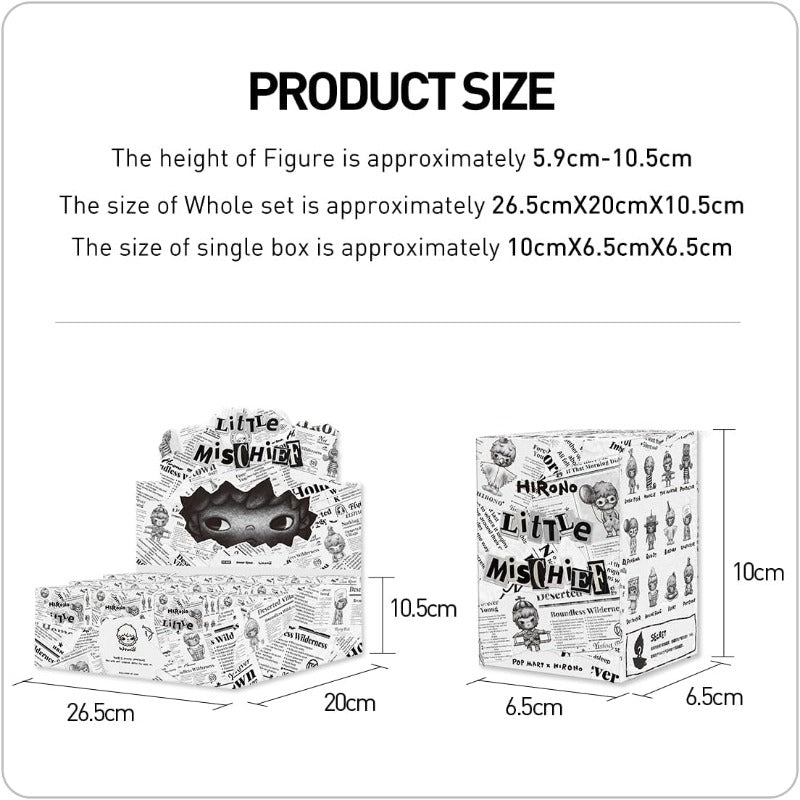 POP MART HIRONO Little Mischief Series Blind Box Figures