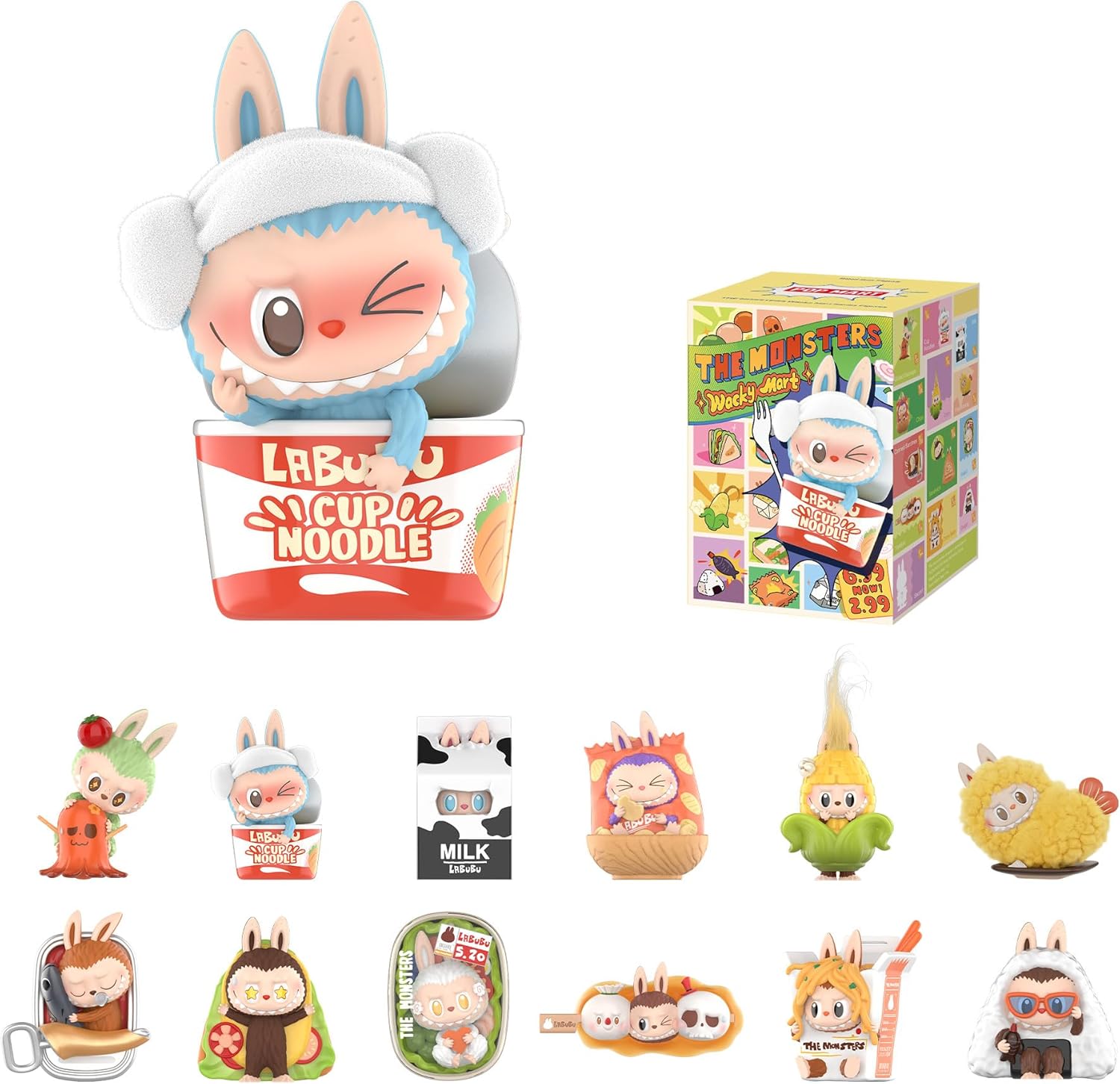 POP MART The Monsters Wacky Mart Series Blind Box Figures