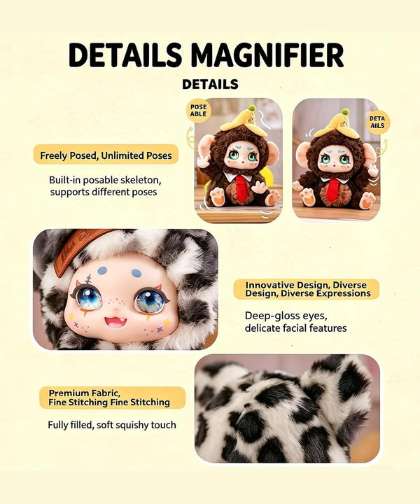 CALEMBOU Plush Doll Blind Box, KIMMON Regain Myself Series Mystery Box Plush Toys, Anime Plushies Soft Stuffed Animals Birthday for Girls (KIMMON Regain Myself Series)