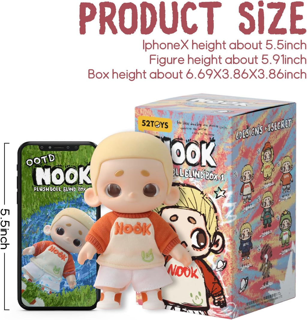 52TOYS Nook Plush Doll Vinyl Doll Blind Box