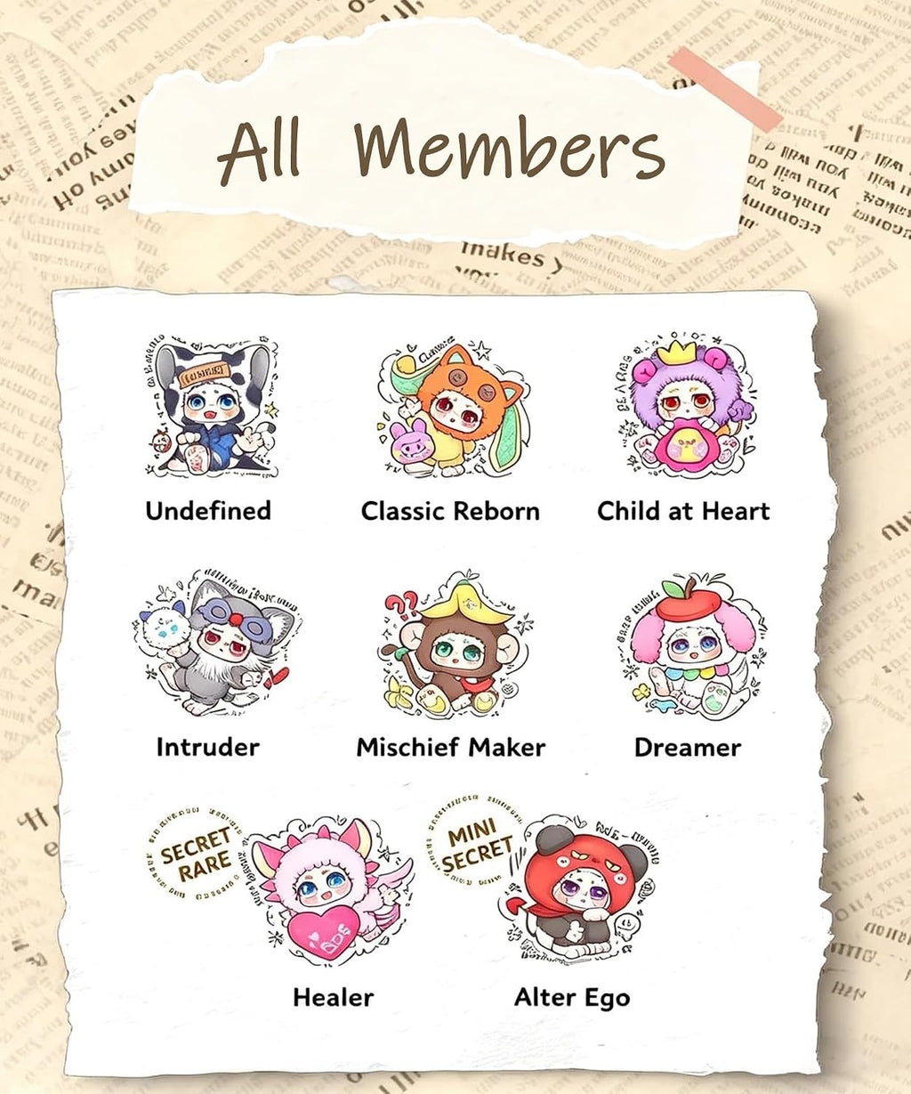 CALEMBOU Plush Doll Blind Box, KIMMON Regain Myself Series Mystery Box Plush Toys, Anime Plushies Soft Stuffed Animals Birthday for Girls (KIMMON Regain Myself Series)