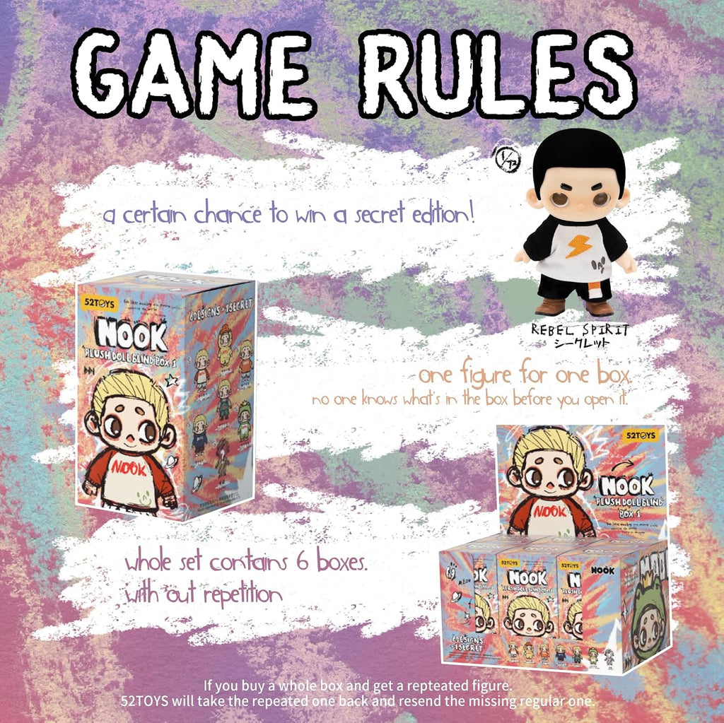 52TOYS Nook Plush Doll Vinyl Doll Blind Box