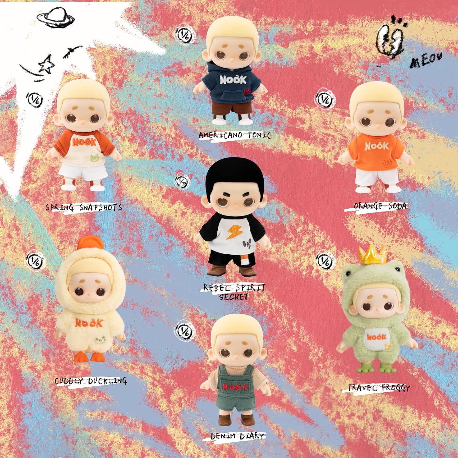 52TOYS Nook Plush Doll Vinyl Doll Blind Box
