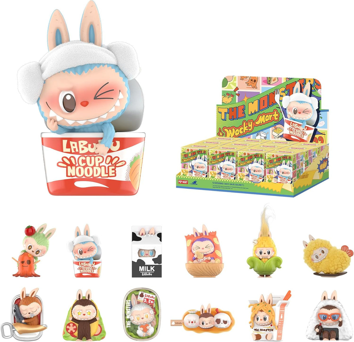 POP MART The Monsters Wacky Mart Series Blind Box Figures